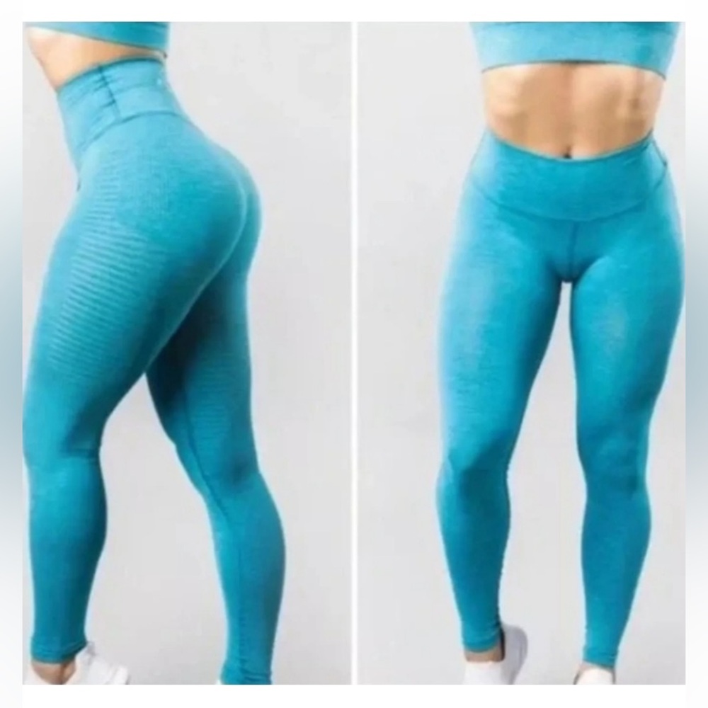 Alphalete Halo Leggings in Vivid Blue ~ New in Package - Picture 3 of 13